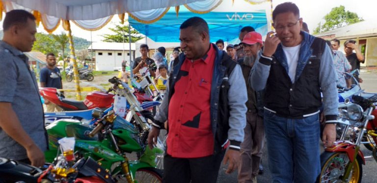Jalin Silahturahim, Bupati dan Wabup Konvoi Bersama Bikers Manokwari