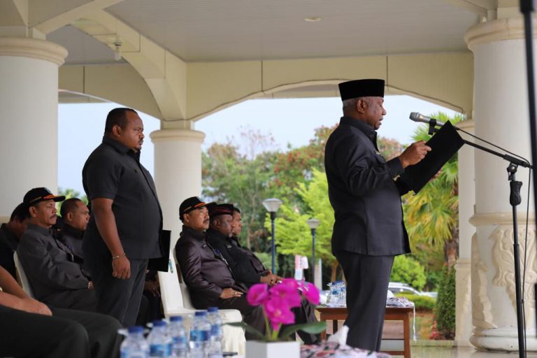 Gubernur Papua Barat Pimpin Upacara Kesaktian Pancasila, Ini pesannya