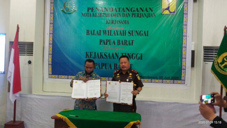 Kawal Program Fisik, BWS MoU Bersama Kejati Papua Barat