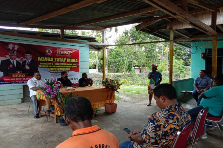 Lalenoh Ajak Warga Manokwari Pilih Hermus-Budoyo