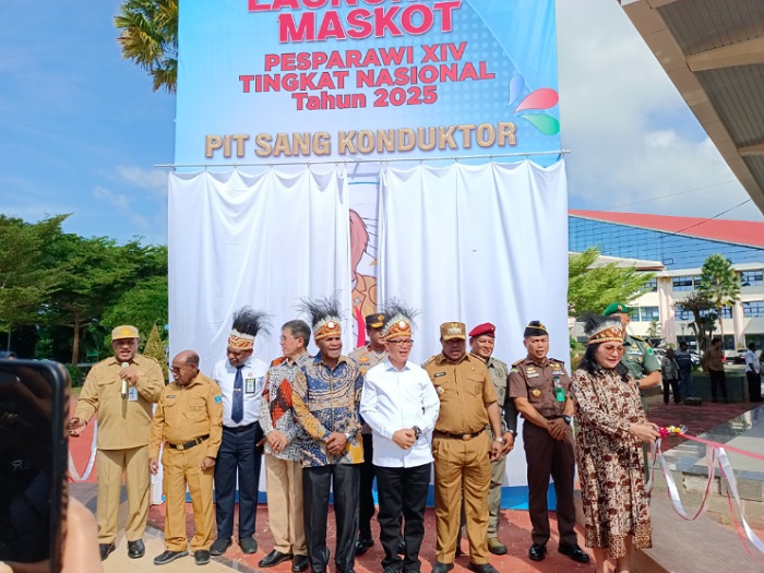 Launching Maskot Pesparawi Nasional Ke- XIV Tahun 2025 Provinsi Papua Barat