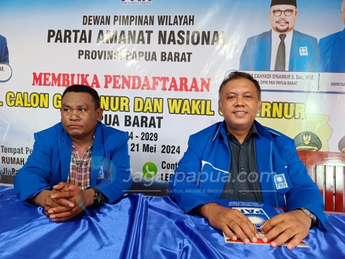 Mulai Hari Ini, DPW PAN Buka Pendaftaran Bakal Cagub Dan Cawagub Papua Barat