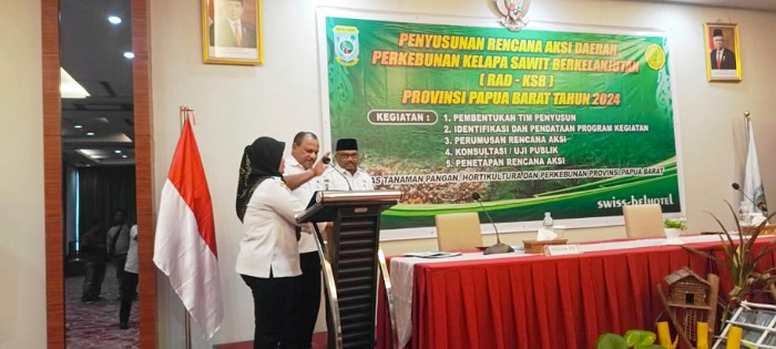 Tindak lanjut Inpres RAN Perkebunan KSB, Dinas TPH Bun PB Gelar Rakor Penyusunan RAD KSB