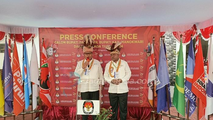 Paslon HERO Siap Lawan ‘KOTAK KOSONG’ Atau Kandidat Lain Di Pilkada Manokwari 2024