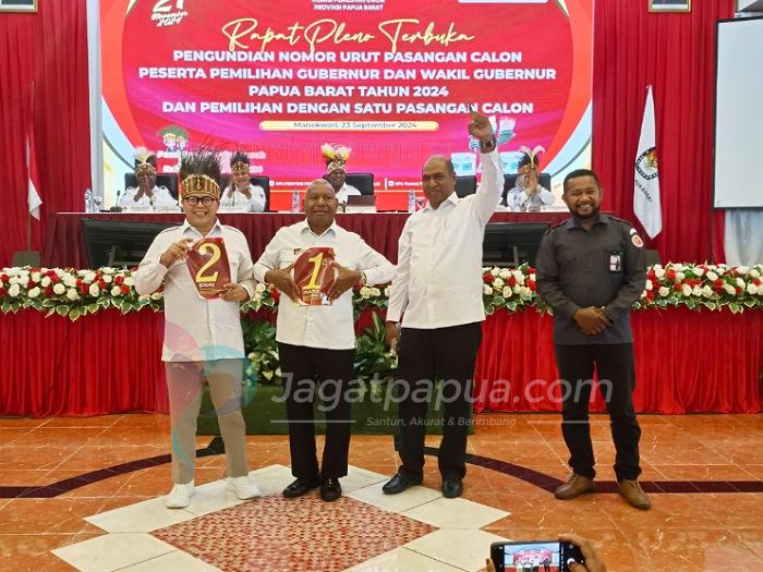 Paslon DOAMU Nomor Urut 1, Kolom Kosong Nomor Urut 2 Pilkada Papua Barat 2024