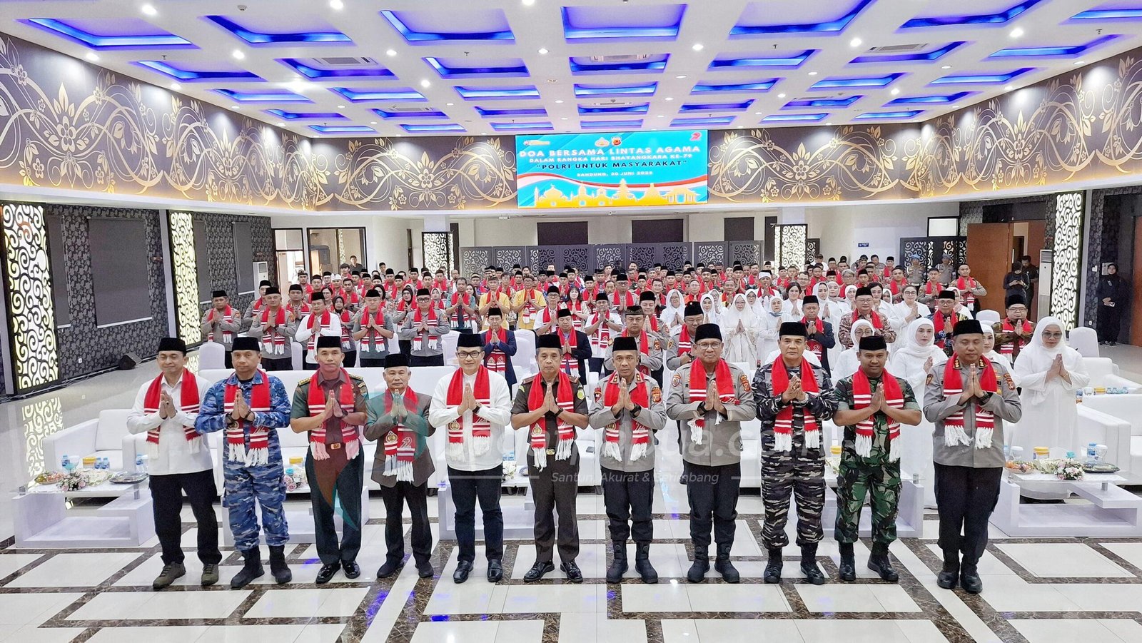 Doa Lintas Agama Polda Jabar