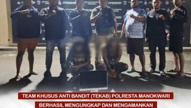 penangkapan pelaku pencurian di puskesmas sanggeng