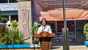 Kepala badan pusat statistik (BPS) provinsi Papua Barat, Ir. Merry, M.P